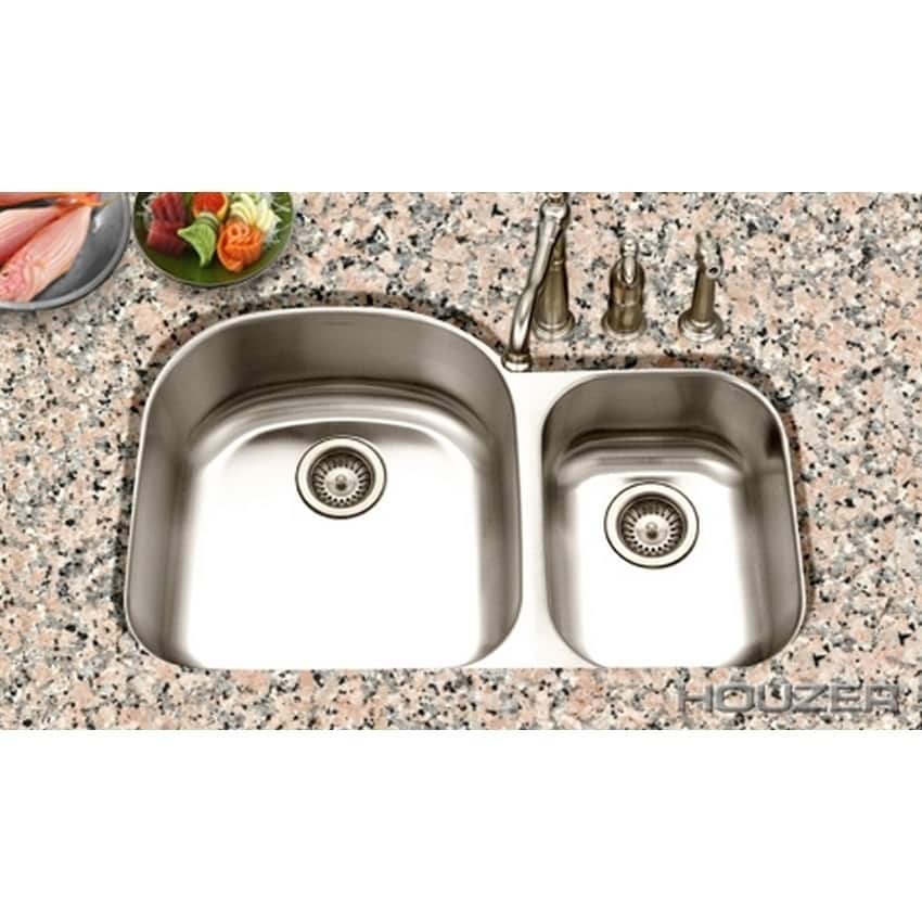 Houzer Eston 70/30 Small Bowl Right Double Bowl