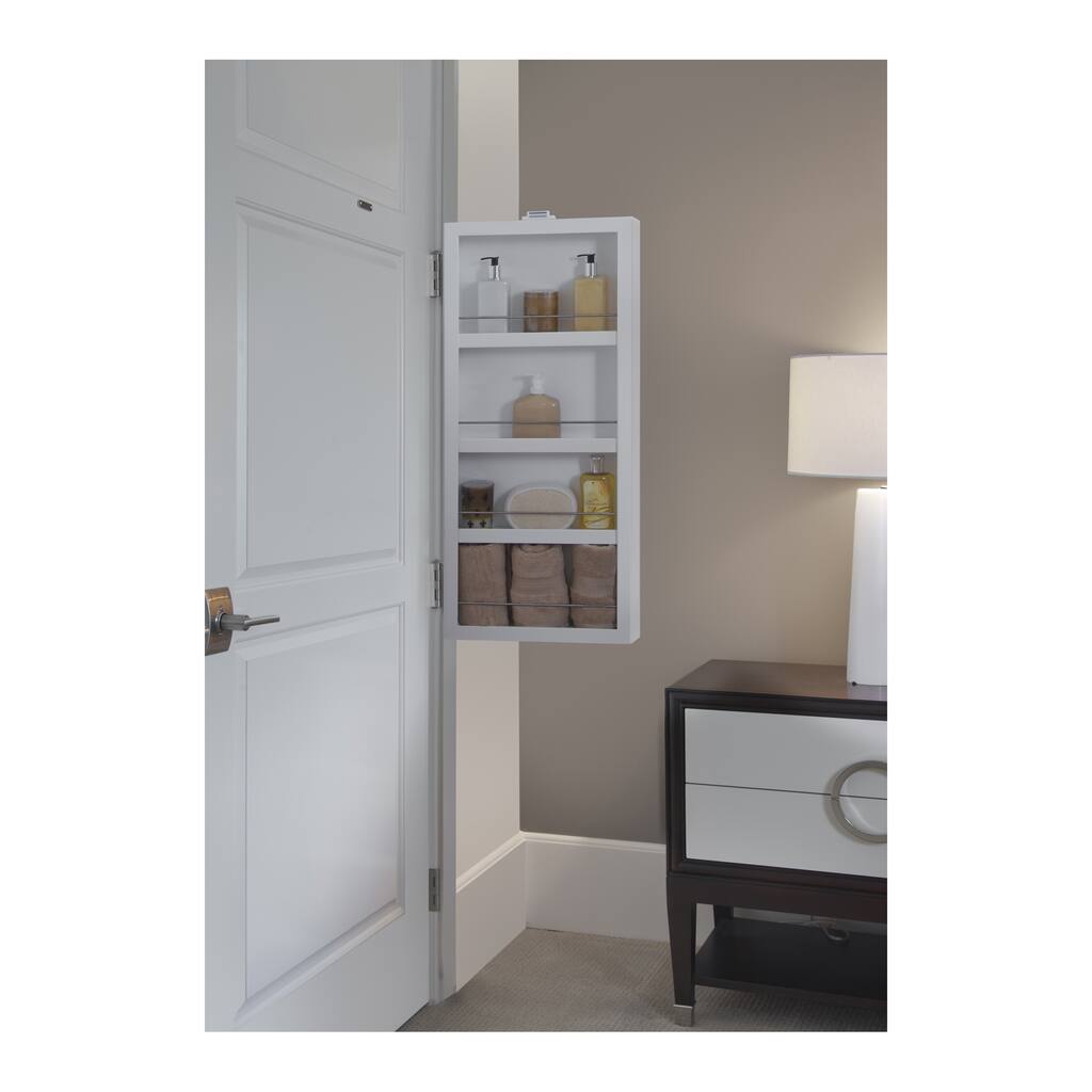 Cabidor Mirrored Mini Storage Cabinet