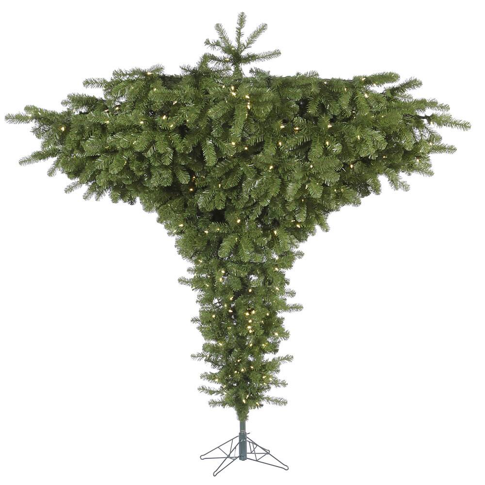7.5-foot Upside Down tree with 650 Warm White LED Lights