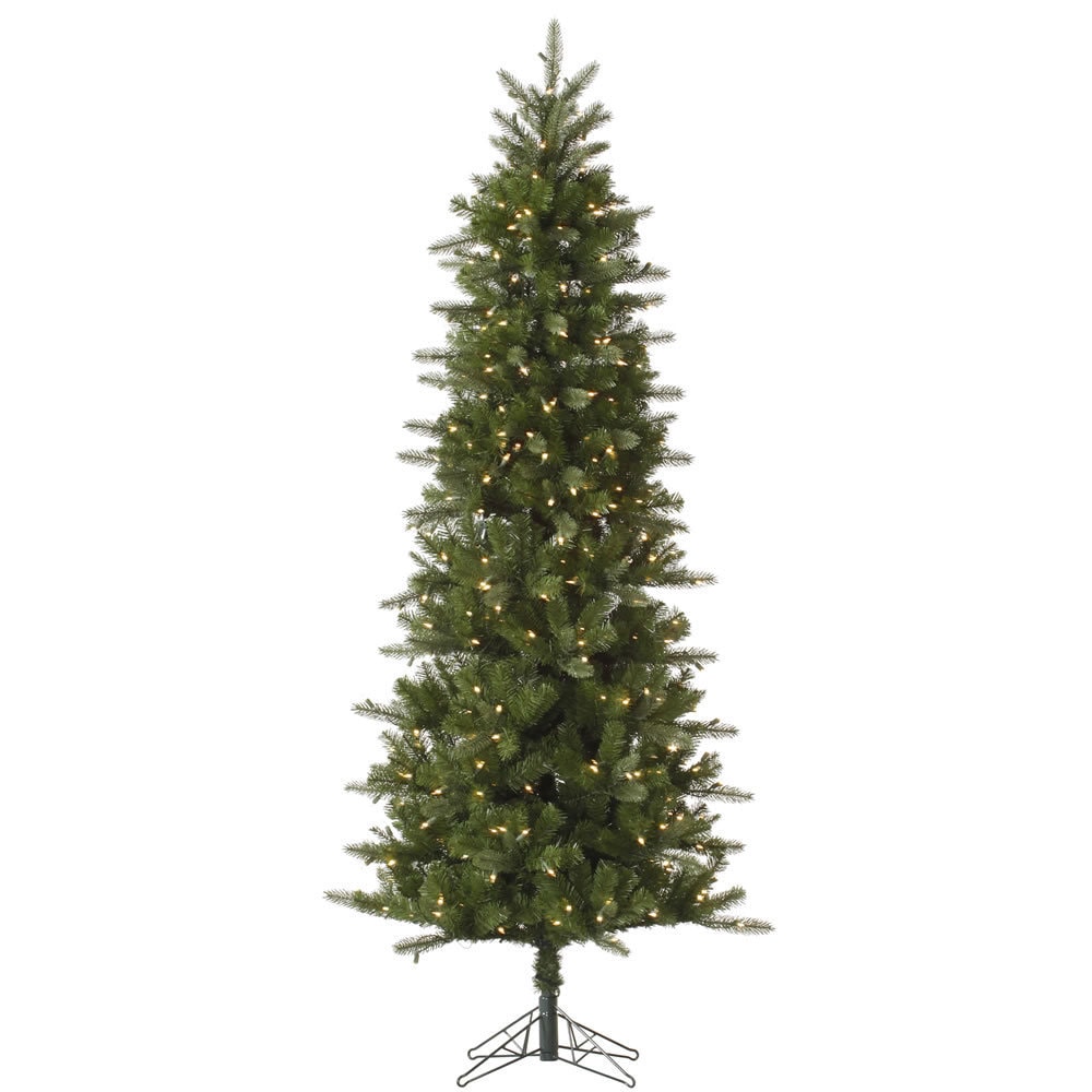 40 Salem Pencil Pine Tree with 450 Clear Dura Lit Lights