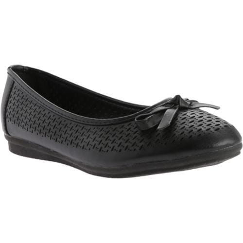 Women's Beacon Shoes Kinsey Flat Black Polyurethane