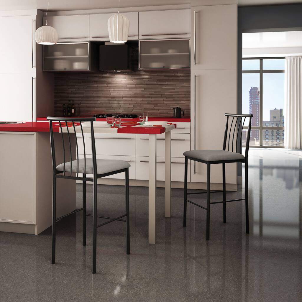 Amisco Alan 24-inch Metal Counter Stool