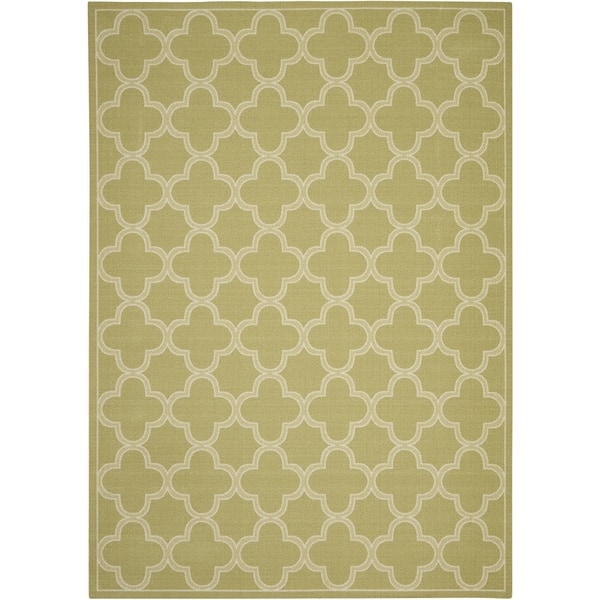 slide 2 of 15, Waverly Sun & Shade SND28 Indoor/Outdoor Area Rug 10' x 13' - Red