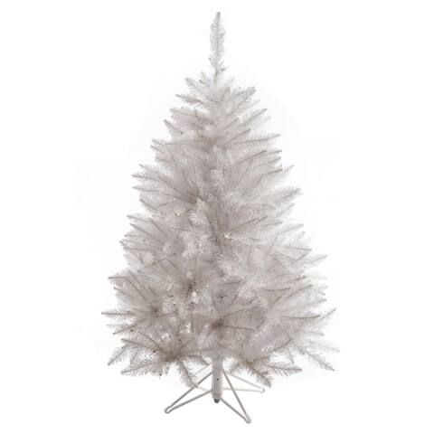 4.5' Sparkle White Spruce Artificial Christmas Tree - Unlit