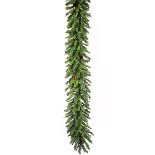 9-foot x 14-inch Cheyenne Garland with Cones, 280 Tips