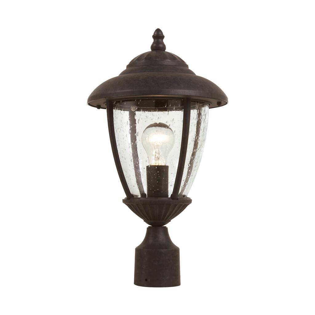 Sea Gull Lambert Hill 1-light Oxford Bronze Outdoor Post Lantern