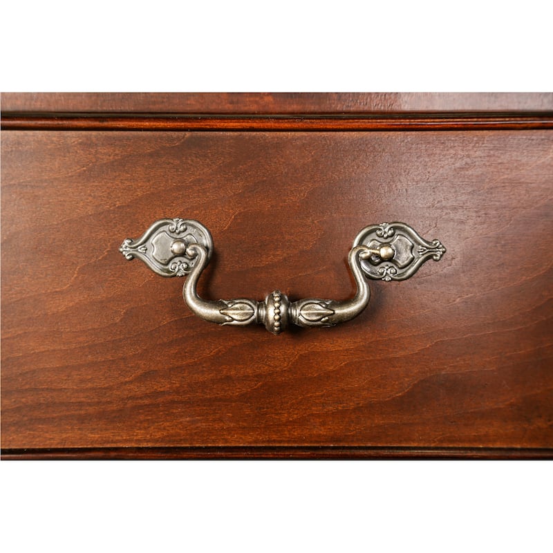 Diva Traditional Cherry 2-piece 6-Drawer Dresser and Mirror Set by Furniture of America