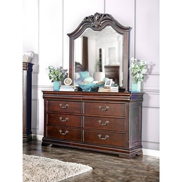 Shop Furniture Of America Diva Cherry 2 Piece Dresser And Mirror Set On Sale Overstock 9601682,Ikea Hack Toddler Learning Tower Stool