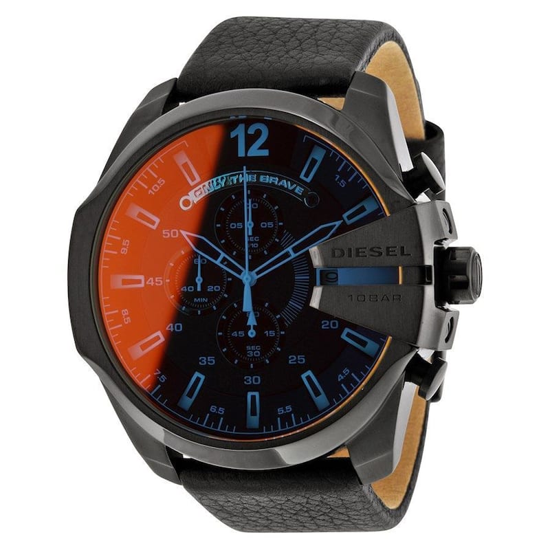 Diesel Men's Mega chief Black Dial Watch - DZ4323 - 6 (36)