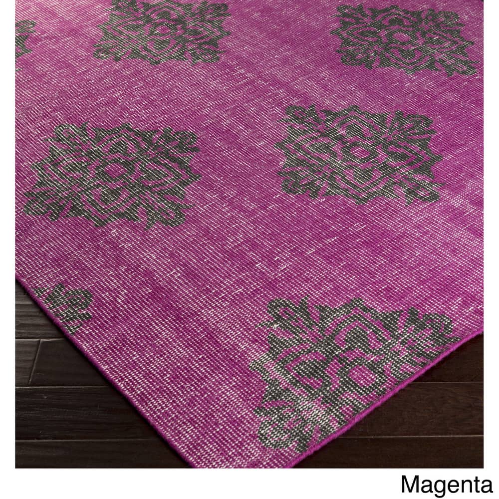 Crediton Hand-knotted Contemporary Wool Area Rug