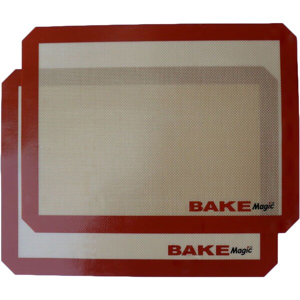 Bake Magic Silicone Reusable Non Stick Baking Mat   2 Pack   16788550