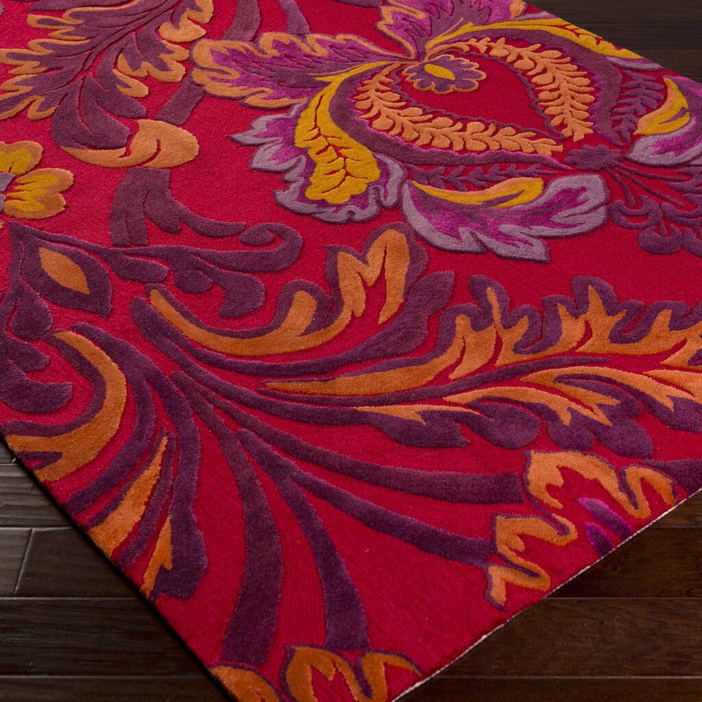 Artfully Crafted Tashkent Floral Area Rug