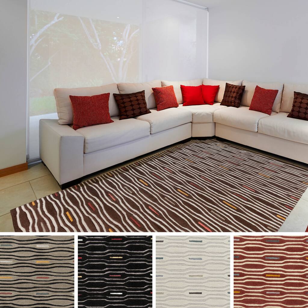 Artfully Crafted Tillamook Abstract Area Rug