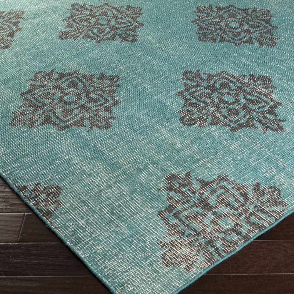 Crediton Hand-knotted Contemporary Wool Area Rug