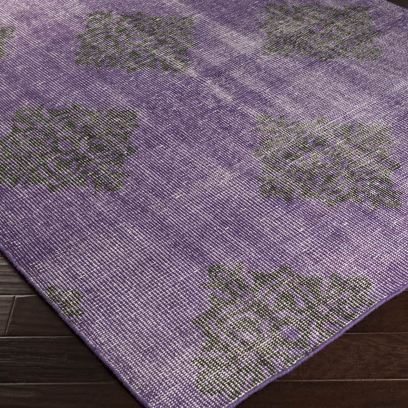 Crediton Hand-knotted Contemporary Wool Area Rug