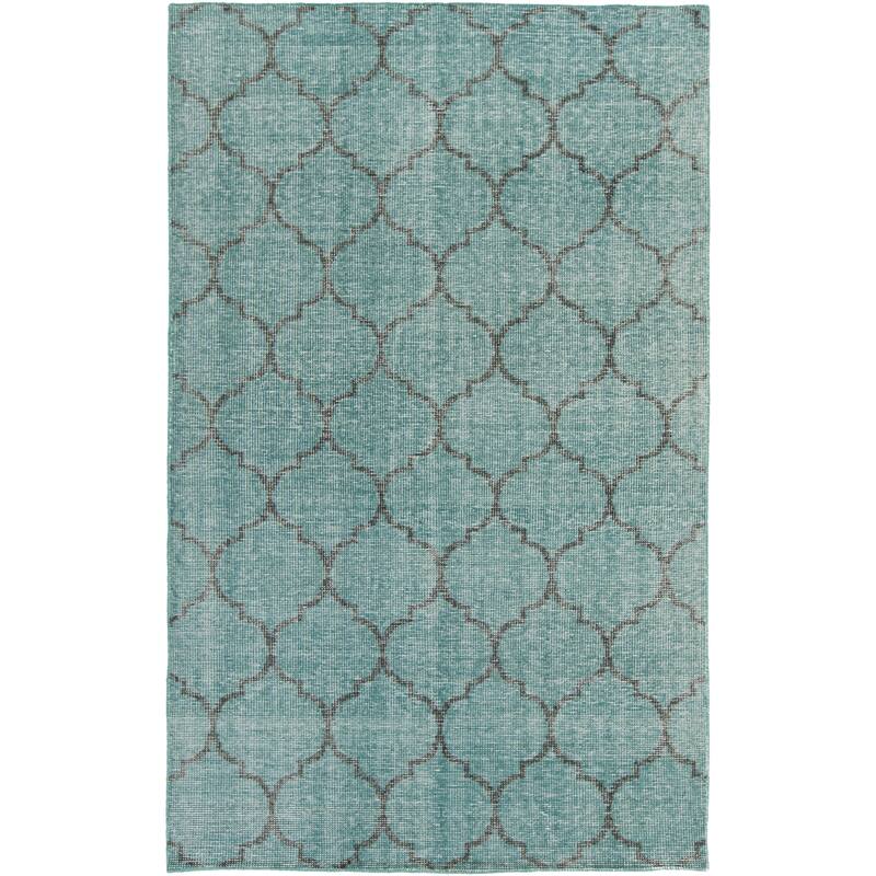 Beverly Hand-knotted Bohemian Trellis Wool Area Rug
