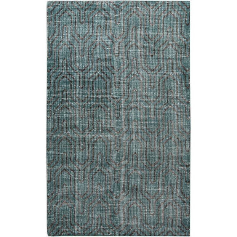Hand-knotted Bridport Contemporary Wool Area Rug
