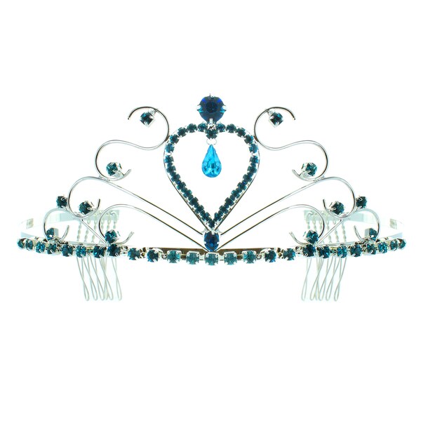 Shop Kate Marie Anna Classic Rhinestones Crown Tiara With Hair Combs Free Shipping On Orders