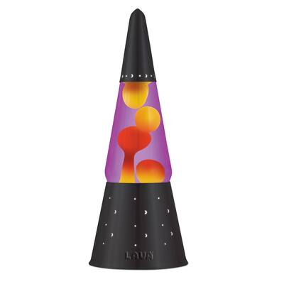 Wizard Yellow/ Purple 16.3-inch Lava Lamp with Black Base