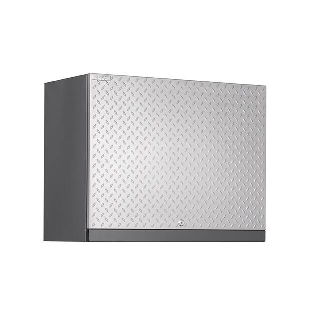 NewAge Products Performance Plus Diamond Plate Wall Cabinet