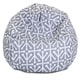 preview thumbnail 9 of 21, Majestic Home Goods Aruba Classic Bean Bag Chair Small/Large Large - Gray