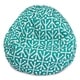 preview thumbnail 23 of 21, Majestic Home Goods Aruba Classic Bean Bag Chair Small/Large Small - Pacific