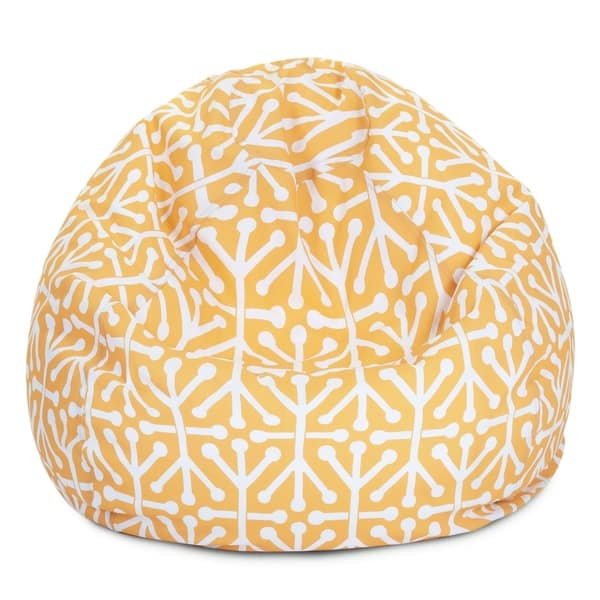 slide 2 of 23, Majestic Home Goods Aruba Classic Bean Bag Chair Small/Large Small - Citrus