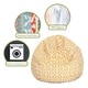 preview thumbnail 3 of 21, Majestic Home Goods Aruba Classic Bean Bag Chair Small/Large