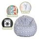 preview thumbnail 10 of 21, Majestic Home Goods Aruba Classic Bean Bag Chair Small/Large
