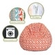 preview thumbnail 19 of 21, Majestic Home Goods Aruba Classic Bean Bag Chair Small/Large