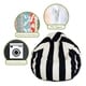 preview thumbnail 15 of 15, Majestic Home Goods Vertical Stripe Classic Bean Bag Chair Small/Large