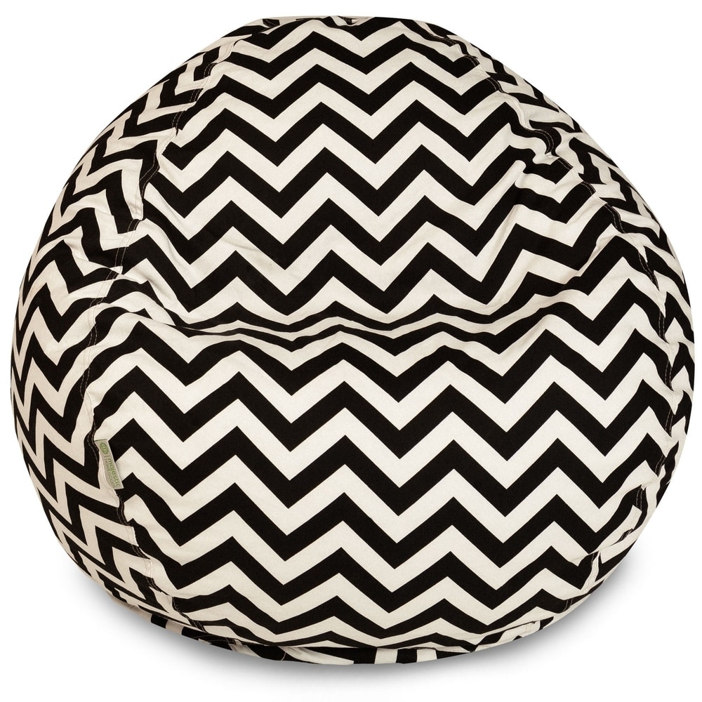 Majestic Home Goods Chevron Classic Bean Bag Chair Small/Large