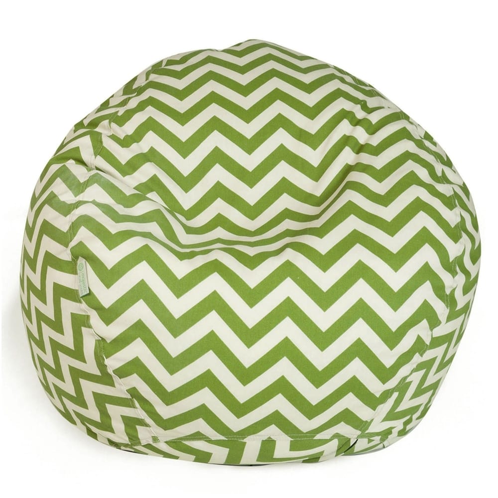Majestic Home Goods Chevron Classic Bean Bag Chair Small/Large