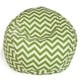preview thumbnail 26 of 37, Majestic Home Goods Chevron Classic Bean Bag Chair Small/Large Small - Sage
