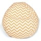 preview thumbnail 30 of 37, Majestic Home Goods Chevron Classic Bean Bag Chair Small/Large Small - Yellow