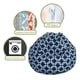preview thumbnail 23 of 23, Majestic Home Goods Links Polyester Classic Bean Bag Chair Small/Large