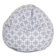 preview thumbnail 24 of 23, Majestic Home Goods Links Polyester Classic Bean Bag Chair Small/Large Small - Gray
