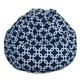 preview thumbnail 22 of 23, Majestic Home Goods Links Polyester Classic Bean Bag Chair Small/Large Small - Navy