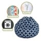 preview thumbnail 3 of 23, Majestic Home Goods Links Polyester Classic Bean Bag Chair Small/Large