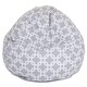 preview thumbnail 11 of 23, Majestic Home Goods Links Polyester Classic Bean Bag Chair Small/Large Large - Gray