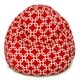 preview thumbnail 18 of 23, Majestic Home Goods Links Polyester Classic Bean Bag Chair Small/Large Small - Red