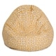 preview thumbnail 1 of 21, Majestic Home Goods Towers Classic Bean Bag Chair Small/Large Small - Citrus