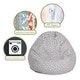 preview thumbnail 23 of 21, Majestic Home Goods Towers Classic Bean Bag Chair Small/Large