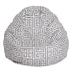 preview thumbnail 22 of 21, Majestic Home Goods Towers Classic Bean Bag Chair Small/Large Small - Gray