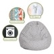 preview thumbnail 12 of 21, Majestic Home Goods Towers Classic Bean Bag Chair Small/Large