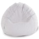 preview thumbnail 2 of 19, Majestic Home Goods Wales Classic Bean Bag Chair Small/Large Large - Magnolia