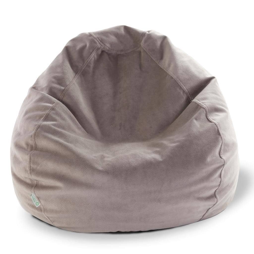 Majestic Home Goods Faux Suede Classic Bean Bag Chair Small/Large