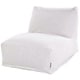 preview thumbnail 1 of 9, Majestic Home Goods Indoor Wales Poly/Linen Bean Bag Chair Lounger 36 in L x 27 in W x 24 in H Magnolia