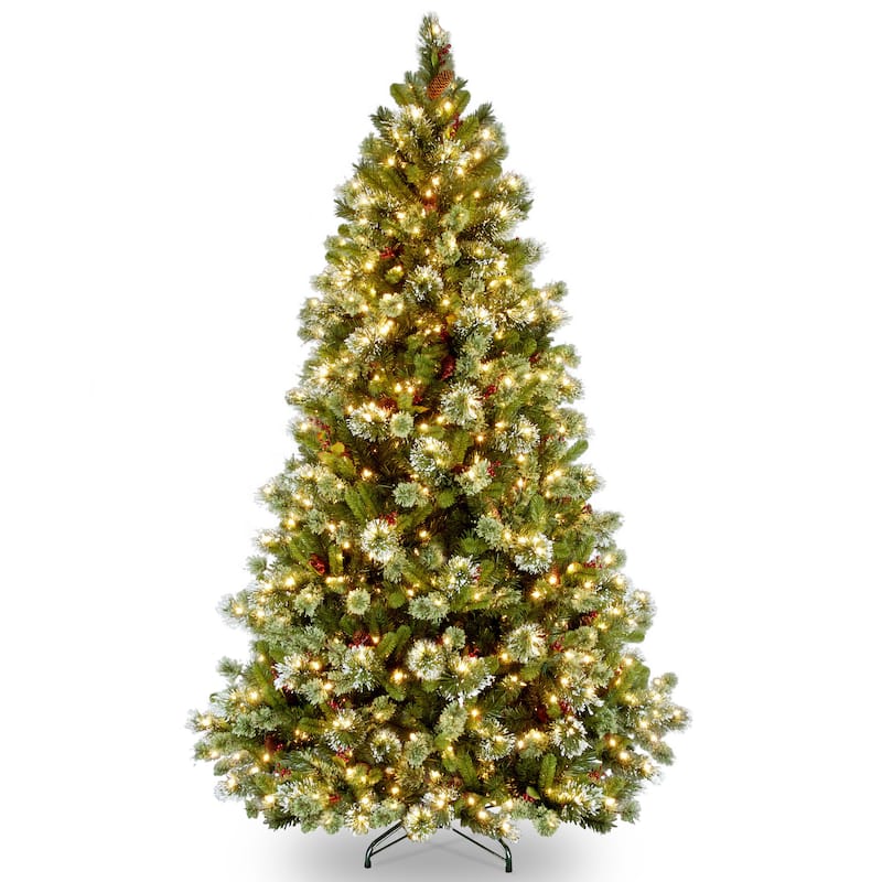 National Tree Company 7.5 ft. Wintry Pine Medium Tree with Clear Lights - 7.5 Foot