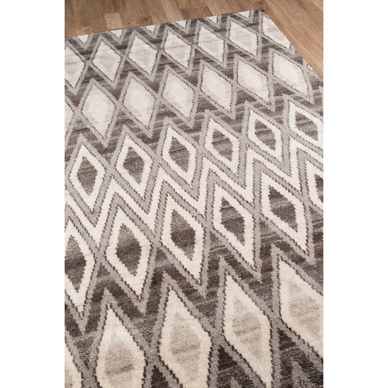 Momeni Atlas Hand Knotted Wool Geometric Area Rug